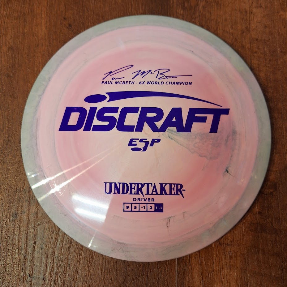 Discraft Paul Mcbeth Signature Series ESP Undertaker 9/5/-1/2
