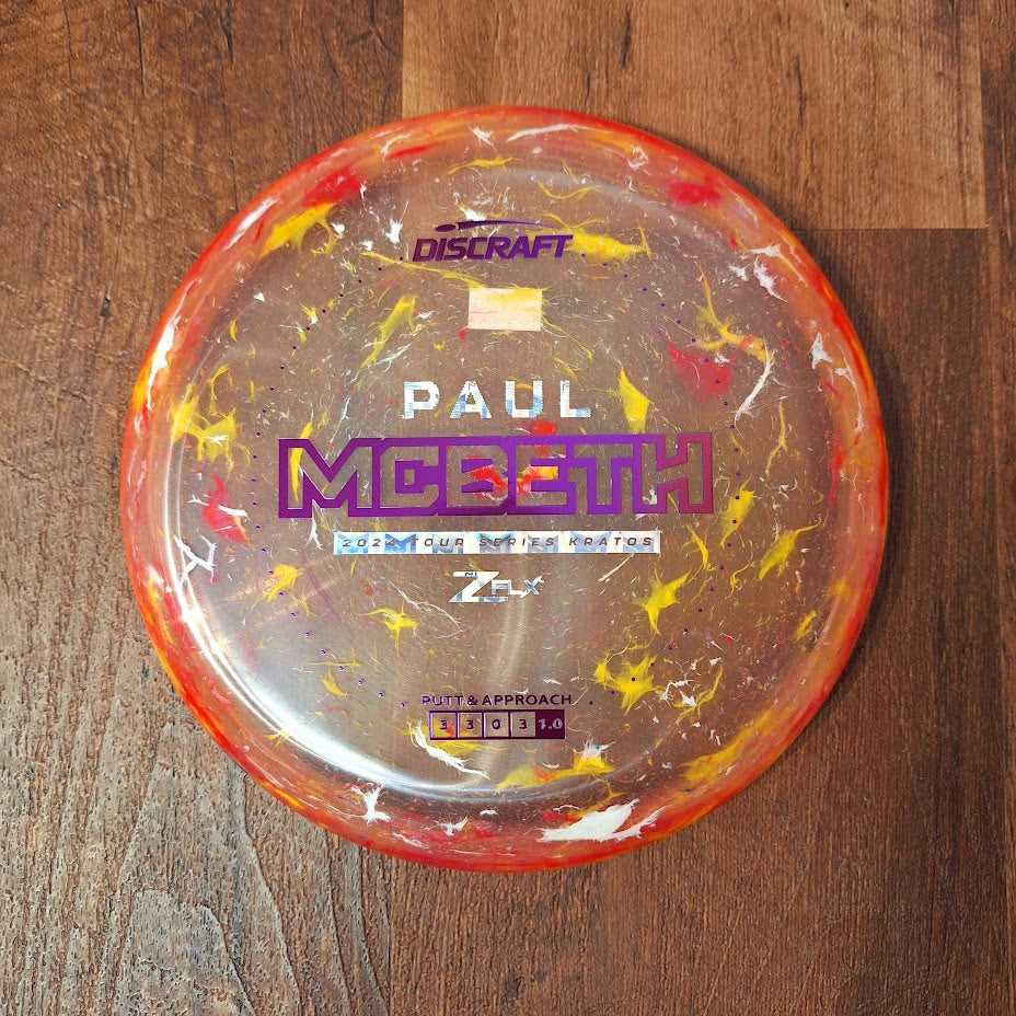 Discraft Paul Mcbeth 2024 Tour Series ZFLX Kratos 3/3/0/3