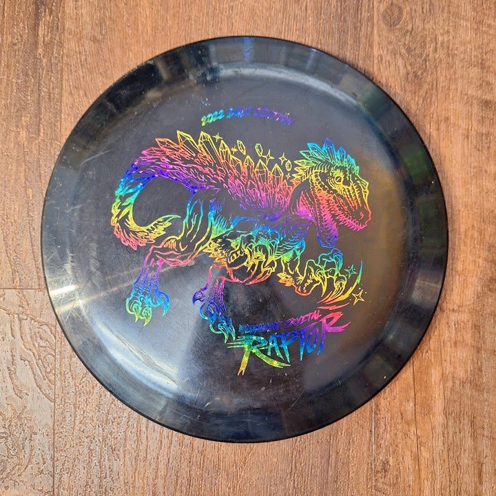 Discraft 2022 DGLO Edition Midnight Cryztal Raptor 9/4/0/3 (PRE-OWNED)