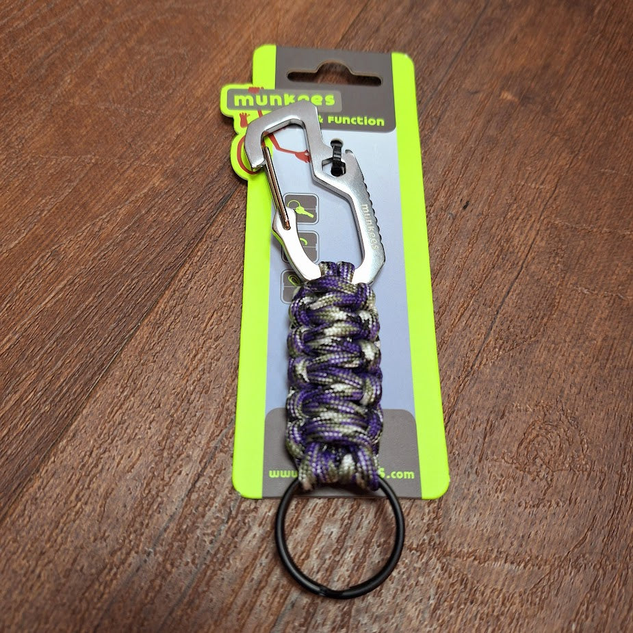 Munkees Multifunctional Paracord Carabiner Keychain