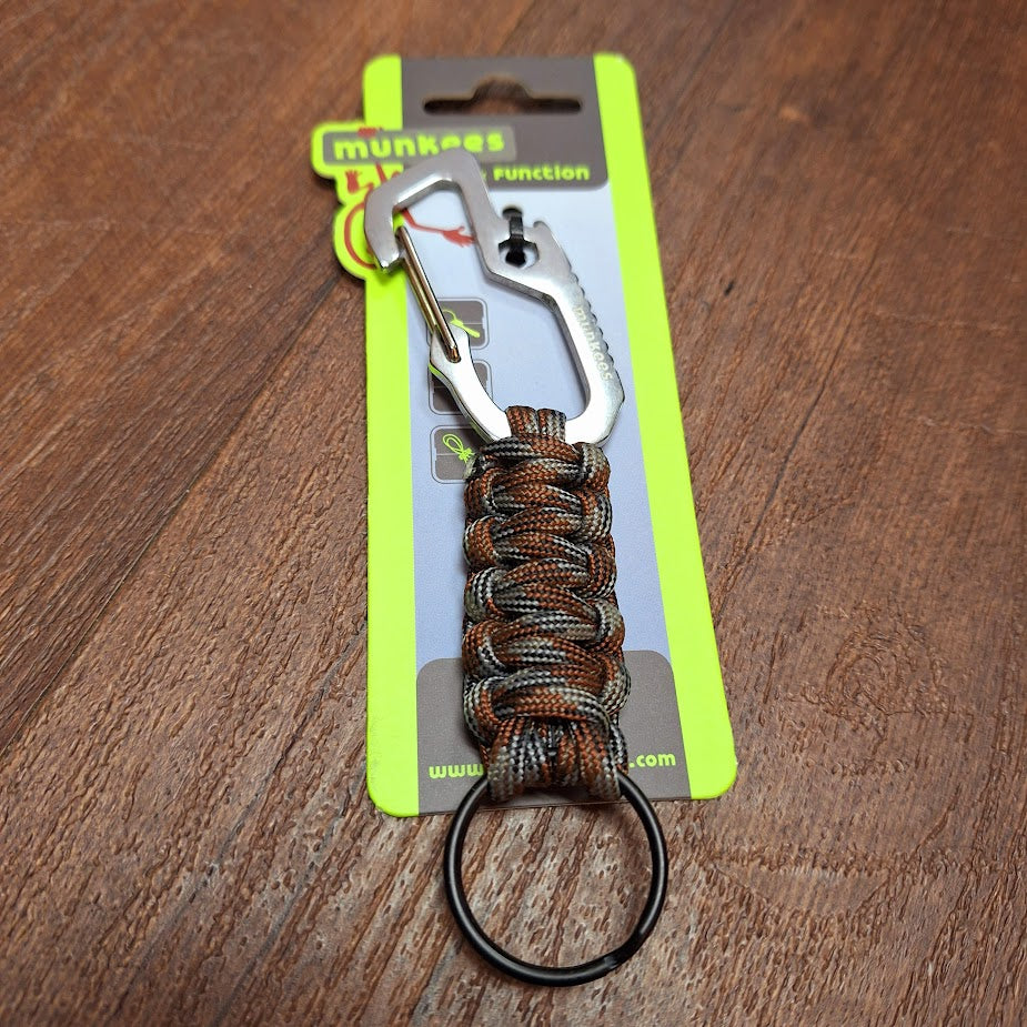 Munkees Multifunctional Paracord Carabiner Keychain