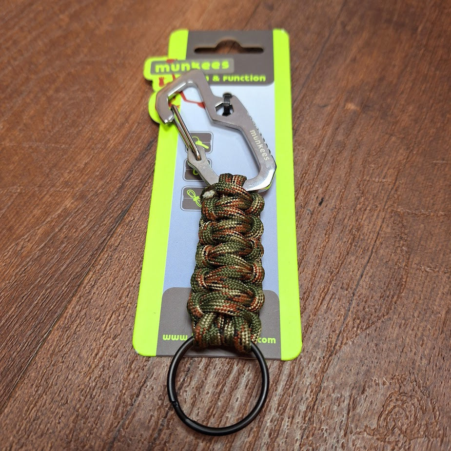 Munkees Multifunctional Paracord Carabiner Keychain