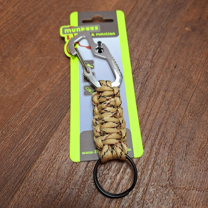 Munkees Multifunctional Paracord Carabiner Keychain