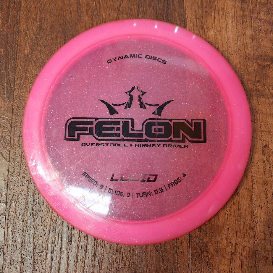 Dynamic Discs Lucid Sparkle Felon 9/3/0.5/4 (PRE-OWNED)