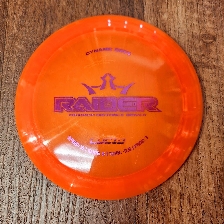 Dynamic Discs Lucid Raider 13/5/-0.5/3 (PRE-OWNED)