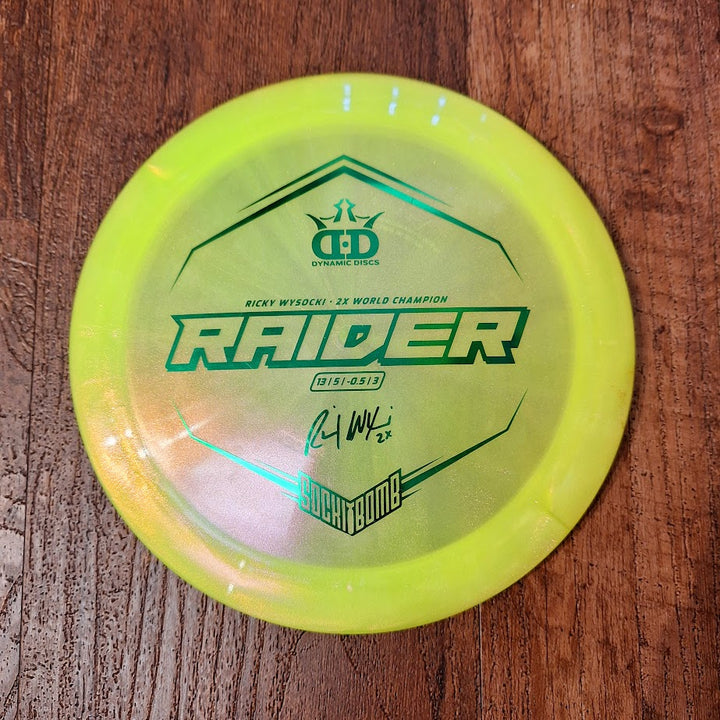 Dynamic Discs Lucid-X Chameleon Sockibomb Raider 13/5/-0.5/3 (PRE-OWNED)