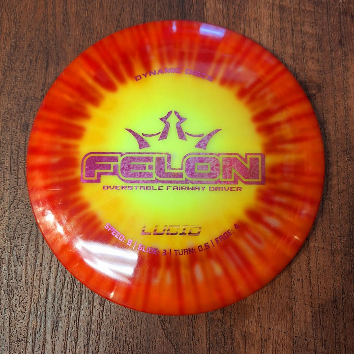 Dynamic Discs Lucid Felon 9/3/0.5/4 (PRE-OWNED)