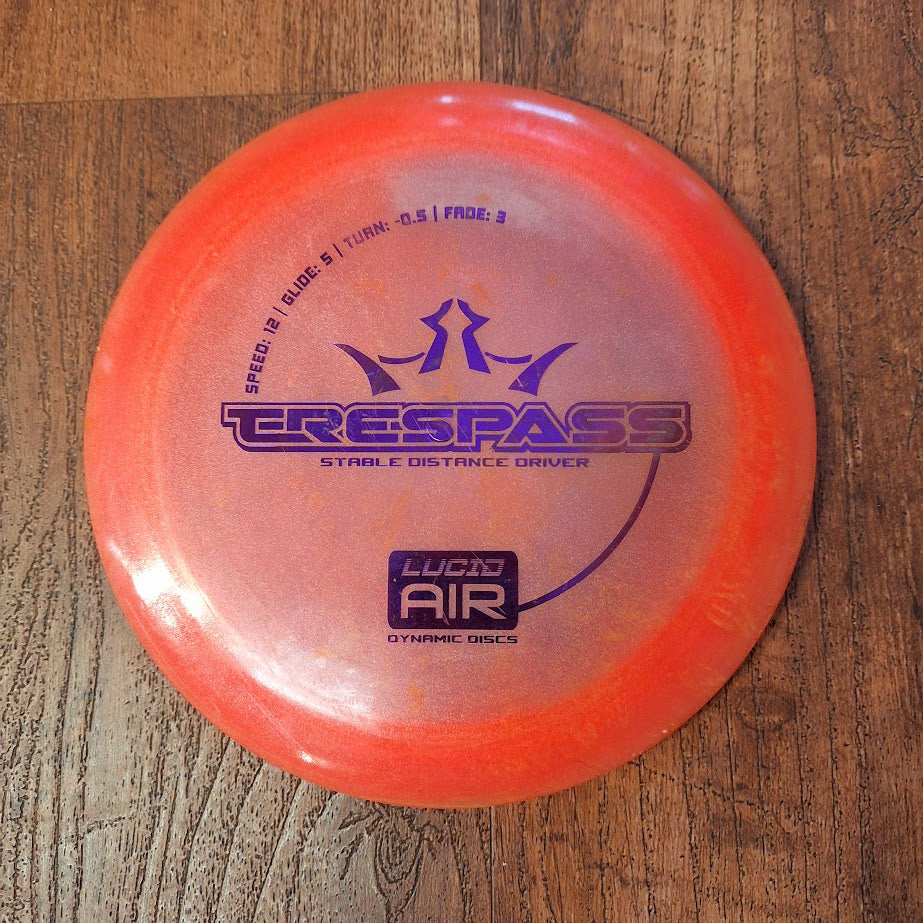 Dynamic Discs Lucid Air Trespass 12/5/-0.5/3 (PRE-OWNED)