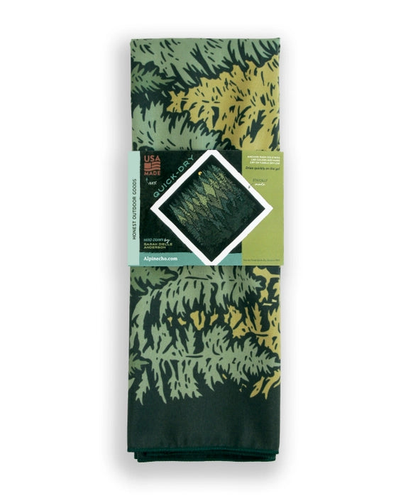 Alpinecho Into the Forest Quick Dry Bandana