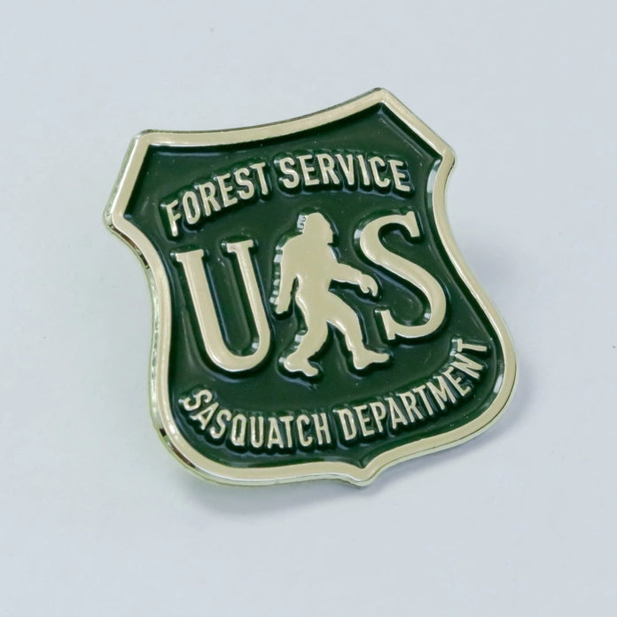 Squatchy US Forest Service Sasquatch Department Enamel Pin