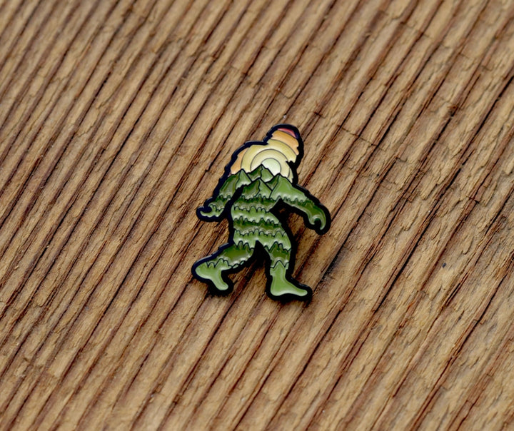 Squatchy Bigfoot Adventure Enamel Pin