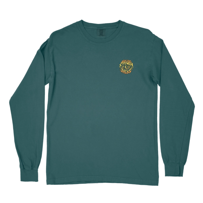 Nature Backs Bigfoot Bonfire Long Sleeve