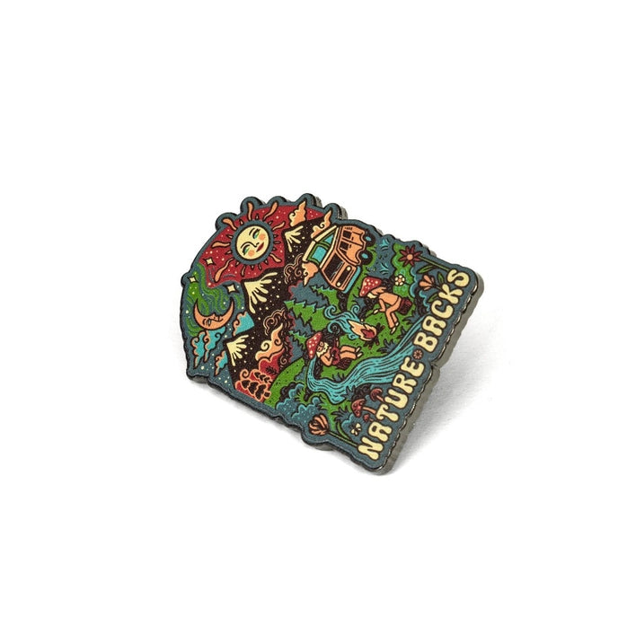 Nature Backs Riverside Limited Edition Enamel Pin