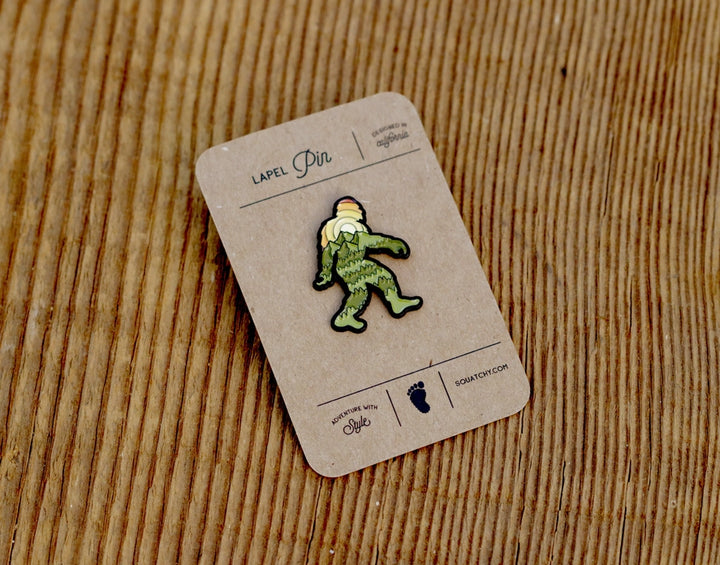 Squatchy Bigfoot Adventure Enamel Pin