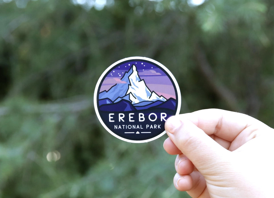 Squatchy Middle Earth National Parks Sticker Pack