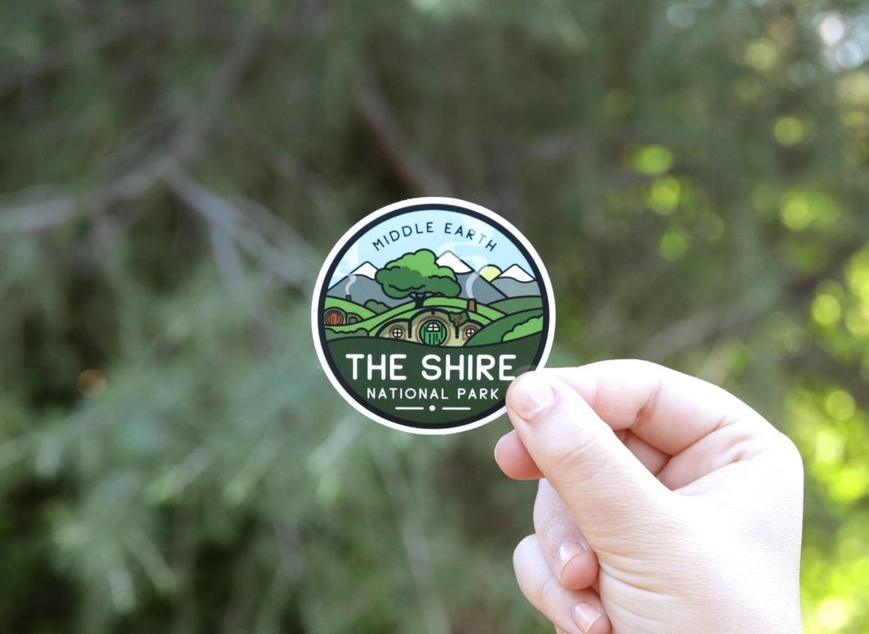 Squatchy Middle Earth National Parks Sticker Pack