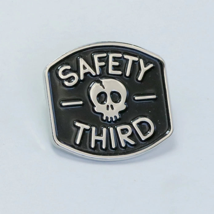 Squatchy Safety Third Enamel Pin