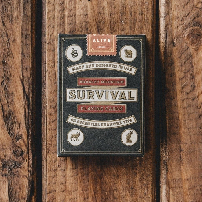 Bradley Mountain Survival Playing Cards