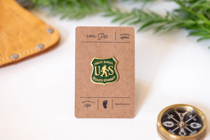 Squatchy US Forest Service Sasquatch Department Enamel Pin