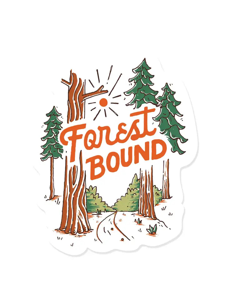 Keep Nature Wild Forest Bound Sticker