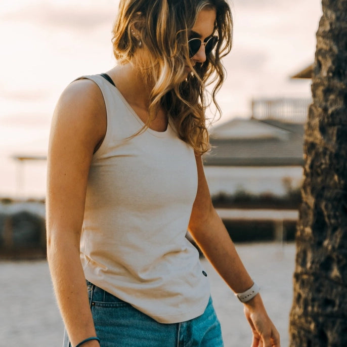 West Path Organic Cotton Cropped Tank